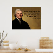 Jefferson Tyranny Quote Poster (Küche)