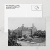 Jefferson Uni, Canonsburg, PA 1860 Postkarte (Vorne/Hinten)
