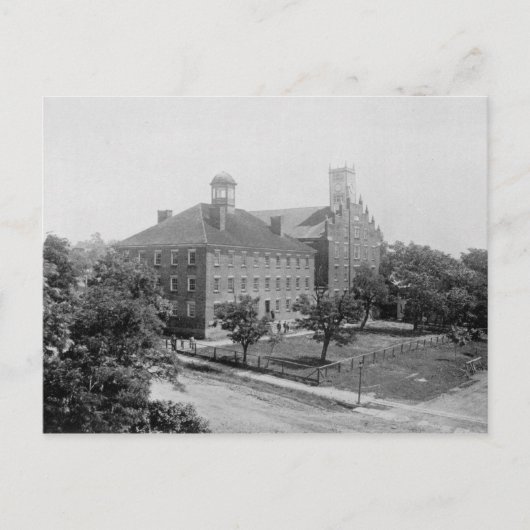 Jefferson Uni, Canonsburg, PA 1860 Postkarte (Vorderseite)