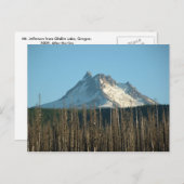 Jefferson vom Olallie Lake, 2005 Postkarte (Vorne/Hinten)