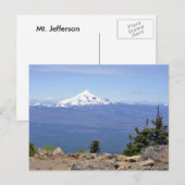 Jefferson von Black Butte Postkarte (Vorne/Hinten)