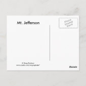 Jefferson von Black Butte Postkarte (Rückseite)