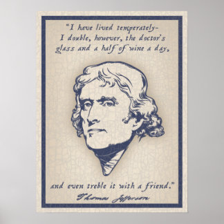 Jefferson - Wein Poster