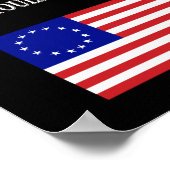 Jefferson Zitat - Die Demokratie wird nicht mehr e Poster (Ecke)