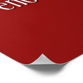 Jefferson Zitat über die große Regierung Poster (Ecke)