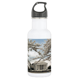 JeffersonerinnerungsWashington DC-Kirschblüten Edelstahlflasche