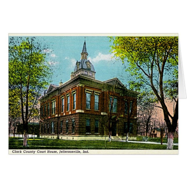 Jeffersonville, Gericht 1910 Indianas Clark Co (Vorderseite (Horizontal))