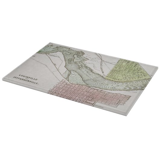 JEFFERSONVILLE, INDIANA: KARTE SCHNEIDEBRETT (Ecke)