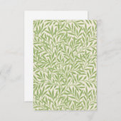 Jeffrey and Co. Willow Print Card Dankeskarte (Vorne/Hinten)