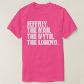Jeffrey Jeffrey Name Jeffrey Vorname T-Shirt (Design vorne)