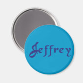 Jeffrey Magnet (Vorderseite/Rückseite)