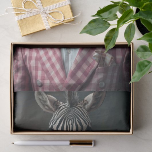 Jeffrey the Zebra Seidenpapier (Geschenk)