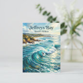 Jeffreys Bay Südafrika Postkarte (Stehend Vorderseite)