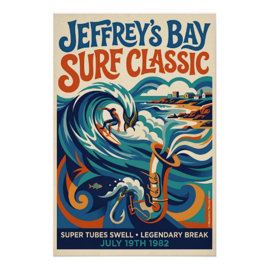Jeffreys Bay Surf Classic Poster (Vorderseite)