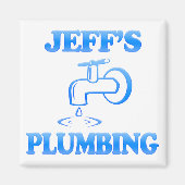 Jeff's Plumbing Magnet (Vorne)