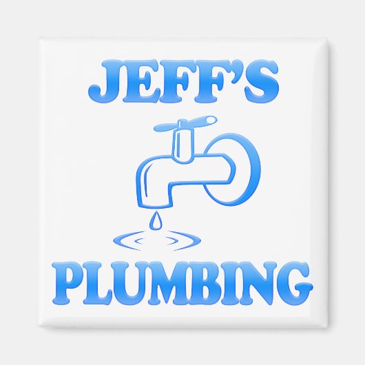 Jeff's Plumbing Magnet (Vorne)