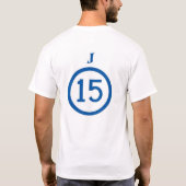 jeffsoccer 15 T-Shirt (Rückseite)