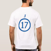 jeffsoccer 17 T-Shirt (Rückseite)
