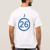 jeffsoccer 26 T-Shirt (Rückseite)