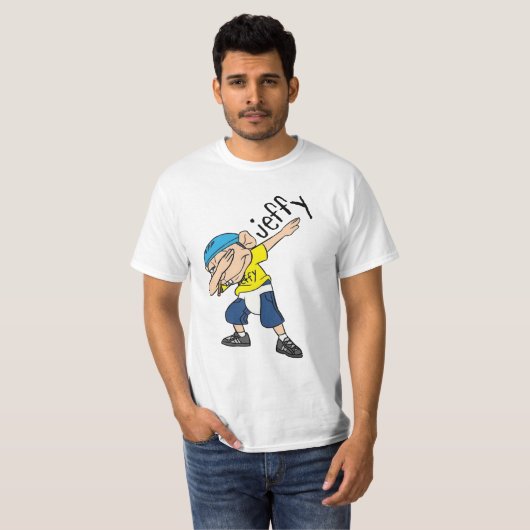 Jeffy Dabbing Funny SML T-Shirt (Vorne ganz)