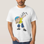 Jeffy Dabbing Funny SML T-Shirt (Vorderseite)