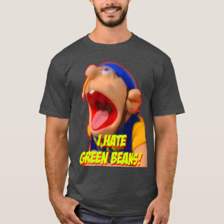 JEFFY Ich hasse grüne Bohnen Geschenk T-Shirt