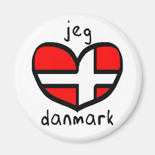 Jeg Elsker Danmark Magnet