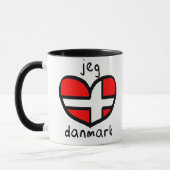 Jeg Elsker Danmark Tasse (Links)