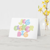 Jeg Elsker dig - Ich Liebe Sie auf Dänisch Karte (Gelbe Blume)