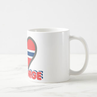 Jeg Elsker Norge (i-Liebe Norwegen) Kaffeetasse