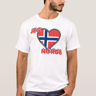 Jeg Elsker Norge (i-Liebe Norwegen) T-Shirt