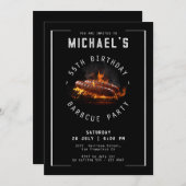 Jegliche "Age Barbecue Birthday Party" Einladung (Vorne/Hinten)