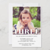 Jegliche altersgerechte Foto Geburtstagsparty Einladung (Vorderseite)