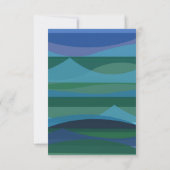 Jegliche Altersretro OCEAN WALE Geburtstagsparty Einladung (Rückseite)