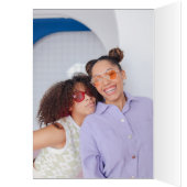 Jegliche Altersschneeblaue 7-Fotocollage Geburtsta (Innen (Links))