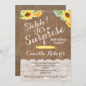 Jegliche Altersüberraschung Geburtstagskarten Einladung (Vorne/Hinten)