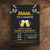 Jegliche Altersüberraschungsbiere Geburtstagsparty Einladung