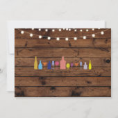 Jegliche Bar der Geburtstagspartei Einladung (Rückseite)