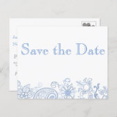 Jegliche Blume und Foliage-Hochzeit speichern das (Vorne/Hinten)