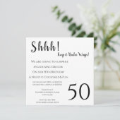 Jegliche erstaunliche Geburtstagseinladung Einladung (Stehend Vorderseite)