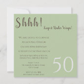 Jegliche erstaunliche Geburtstagseinladung Einladung (Vorderseite)