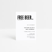 Jegliche erwachsene Geburtstagsparty Einladung