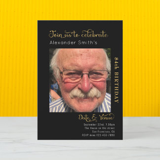 Jegliche erwachsene schwarze Einladung