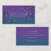 Jegliche farbdimensionale Grunge-Visitenkarte Visitenkarte (Vorne/Hinten)