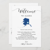Jegliche Farbe Alaska Hochzeitstag Begrüßungsschre (Vorne/Hinten)