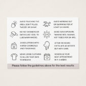 Jegliche Farbe, die die Haarentfernung nach der Pf (Rückseite)