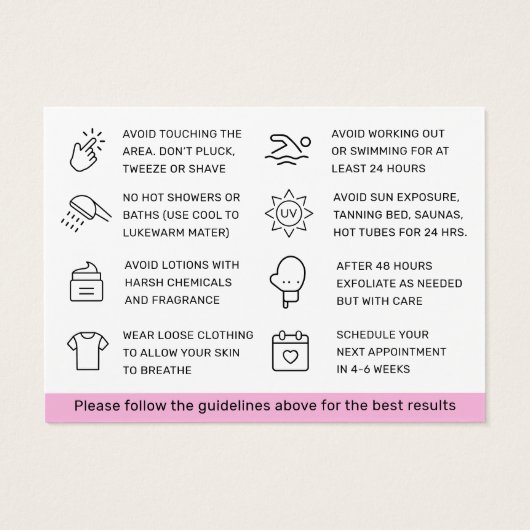 Jegliche Farbe, die die Haarentfernung nach der Pf (Rückseite)