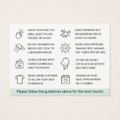 Jegliche Farbe, die die Haarentfernung nach der Pf (Rückseite)