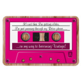 Jegliche Farbe, die zu einem alten Retro-Kassetten Magnet (Horizontal)