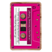 Jegliche Farbe, die zu einem alten Retro-Kassetten Magnet (Vertikal)